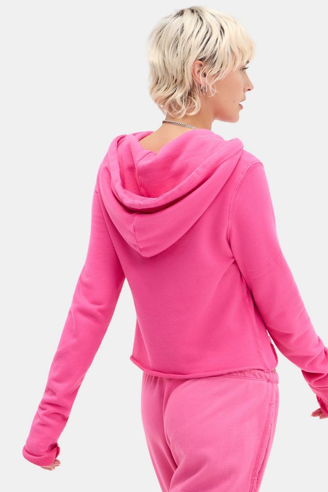 Sudadera con Capucha Jaded London Rosa Cleo con Cremallera #3