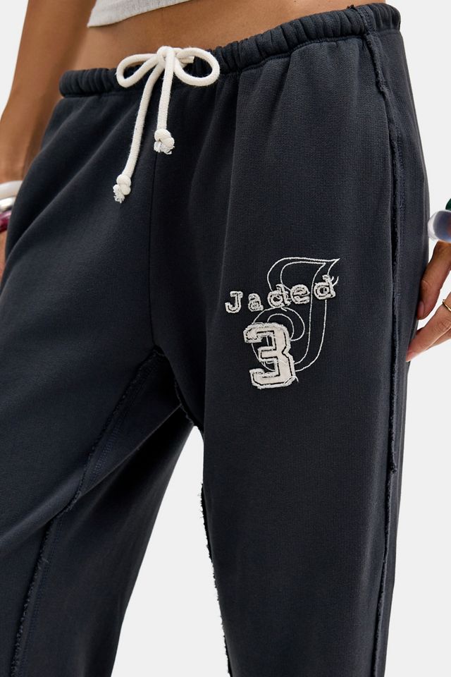 Jaded London Black Cleo Slouchy Bootcut Joggers #3