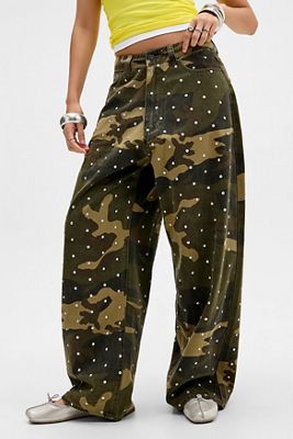 Jeans Jaded London Camo Stud XL Colossus