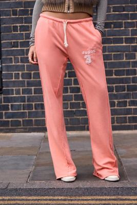 Pantalon de jogging Cleo ample à jambe évasée corail Jaded London