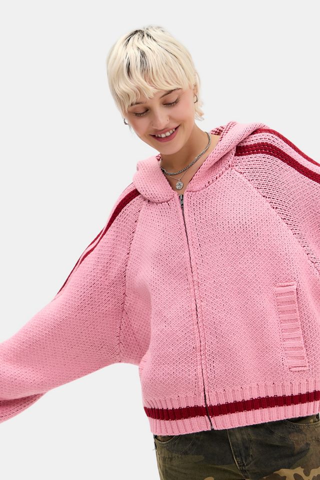 Jaded London Pink Hooded Cardigan #2