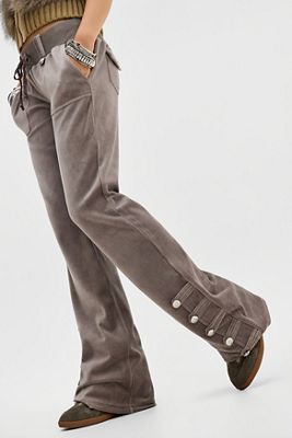 Jaded London Cavalier Utility Velour Trousers