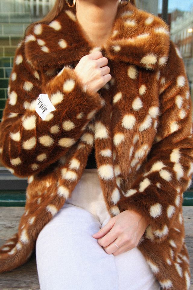 Jakke  bambi eco fur coat