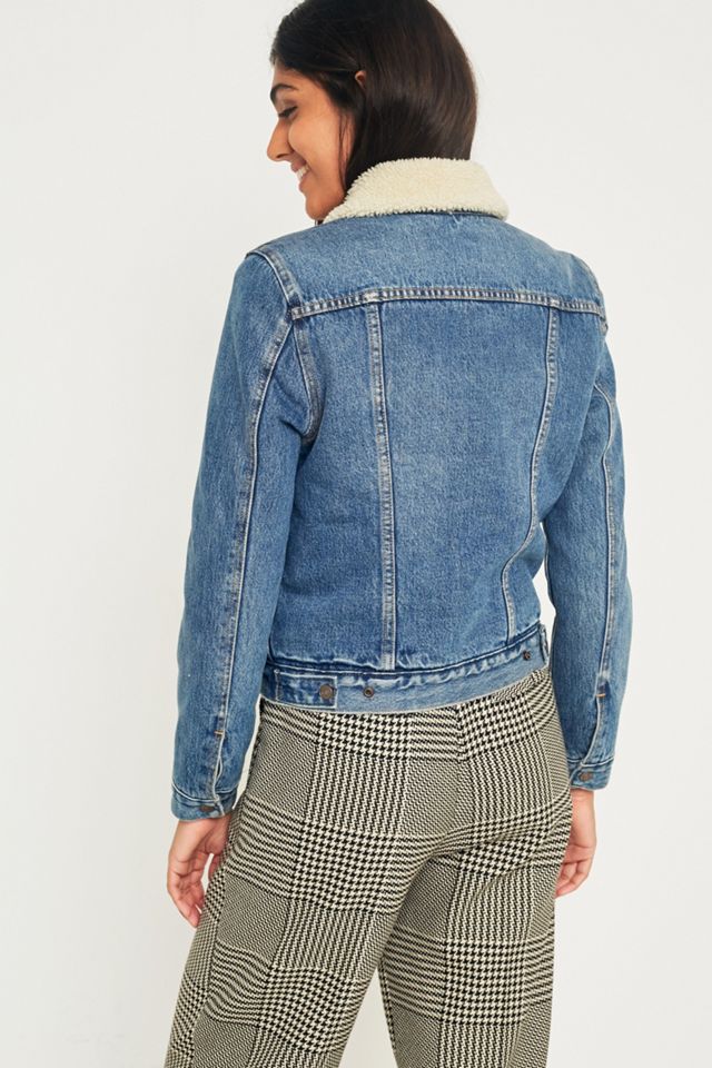 Levi's Original Sherpa Lined Denim Trucker Jacket Urban