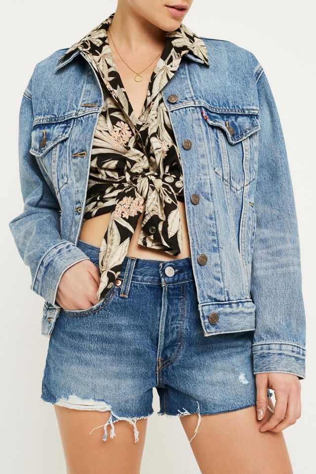 Levi’s 501 Indigo Denim Shorts #1