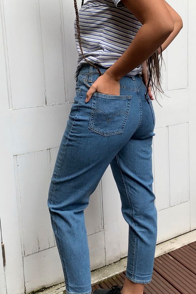 Levi's Indigo Jeans mamma a vita alta #1