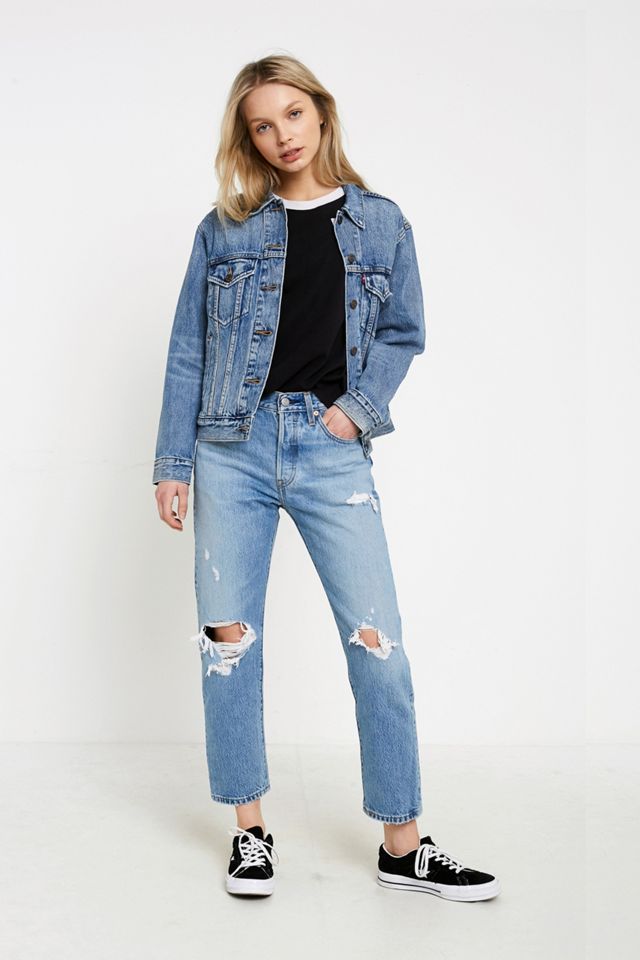 Levi’s Ex-Boyfriend Denim Trucker Jacket  #2