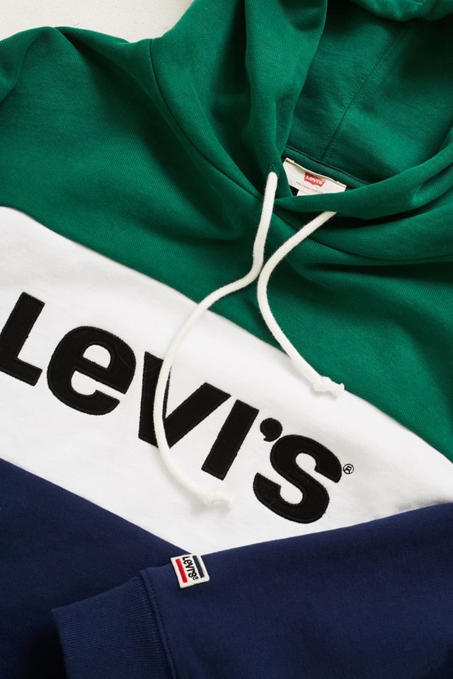 Felpa con cappuccio Levi's Colourblock Crop #4