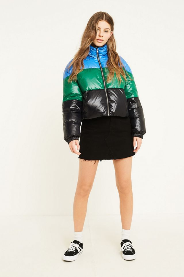 Levi's Blue Colourblock Puffer Jacket #2