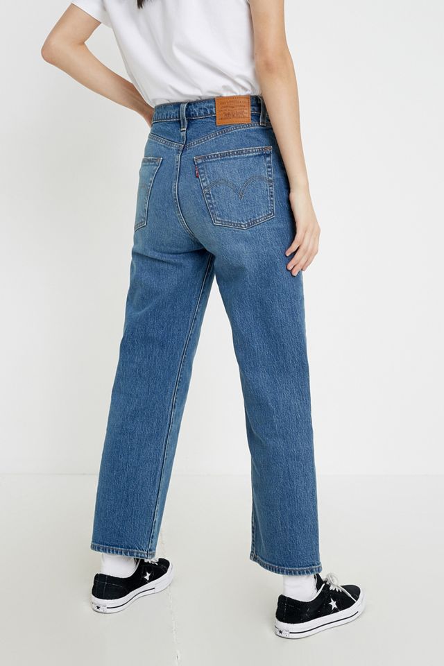Jeans Levi's Ribcage Taille Haute Coupe Droite Cheville Grazer #1