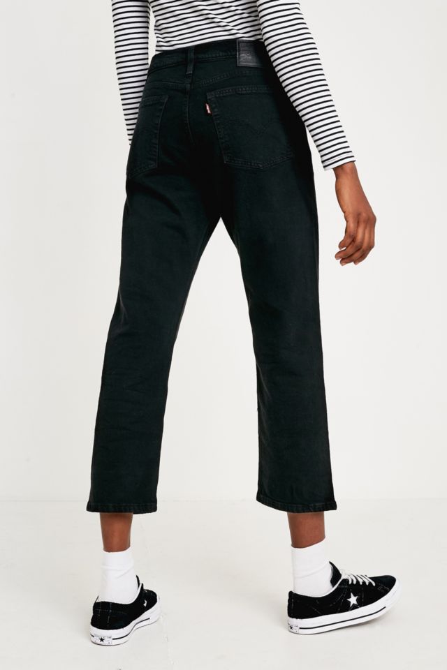 Wedgie Straight Jeans - Black