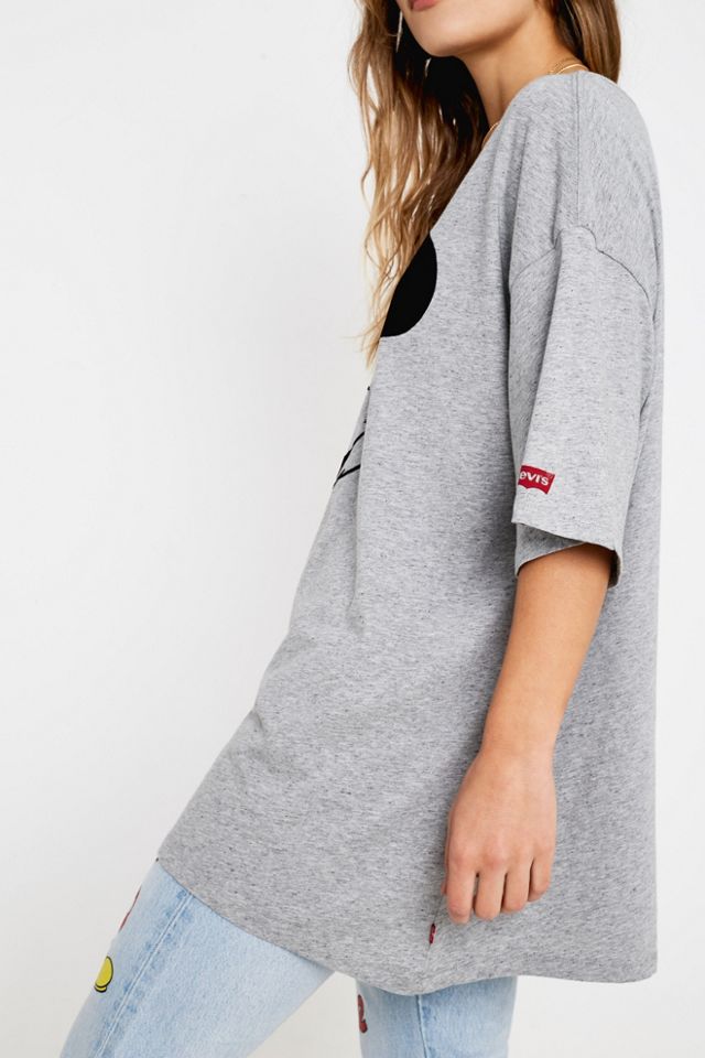 Levi's Mickey Mouse Slacker Grey T-Shirt #5
