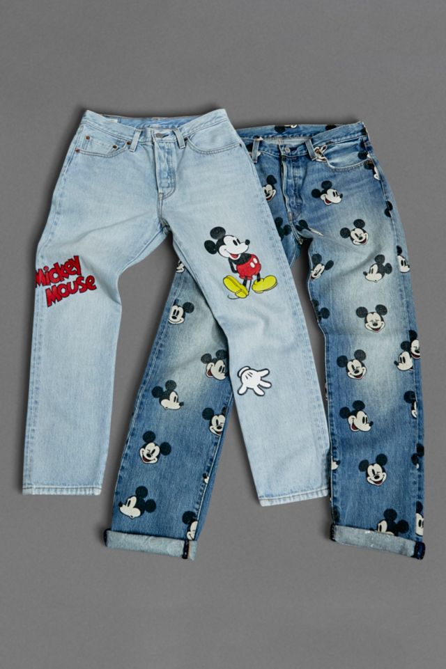 Levi's Mickey Mouse 501 Blue Jeans | Urban Outfitters UK