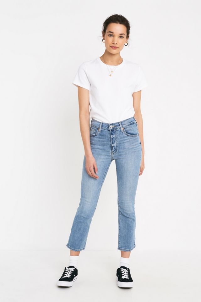 Levi s Mile High Cropped Kick Flare Jeans