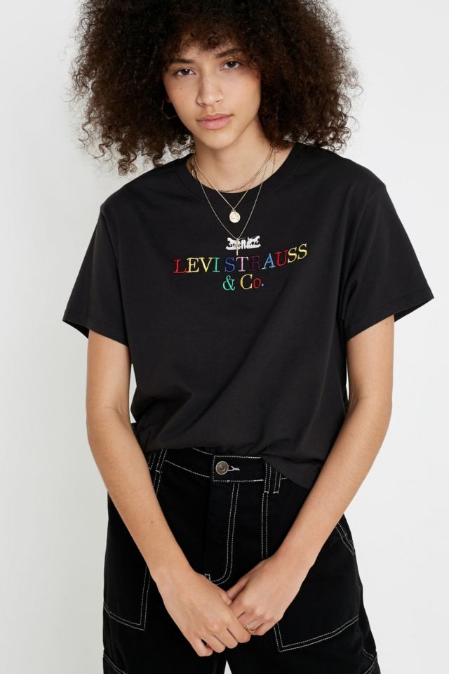 Levi s T shirt avec logo arc en ciel