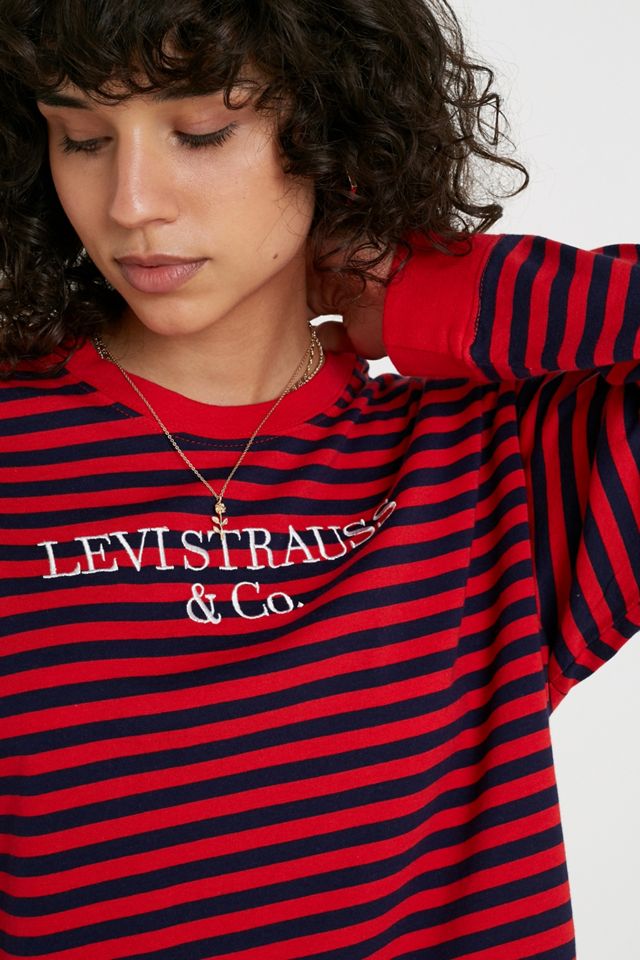 Levi's - T-shirt manches longues à rayures #1