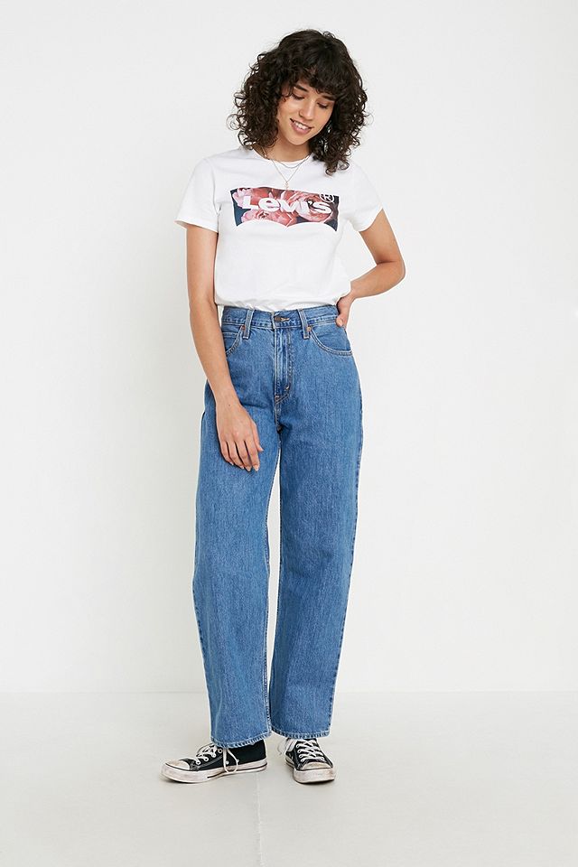 Levi’s Indigo High-Rise Dad Jeans | Urban Outfitters UK