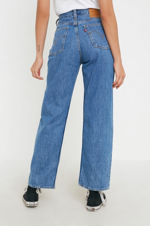 Levi's Indigo High-Rise Dad Jeans | Urban Outfitters UK