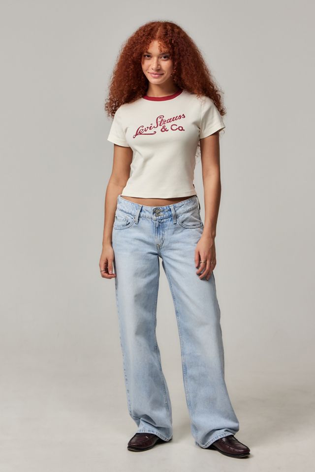 Levi's Superlow Abraided Art Jeans