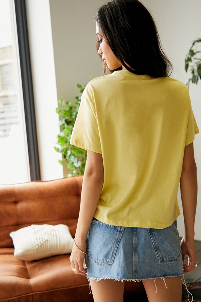 Levi's – Grafik-T-Shirt „Daisy“ in Gelb #2