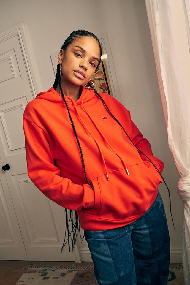 Levi's Red Standard Hoodie | Urban Outfitters UK