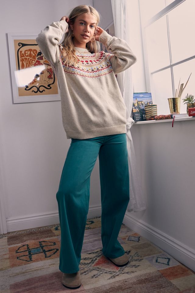 Levi's - Pull ample en maille jacquard Fair Isle #1