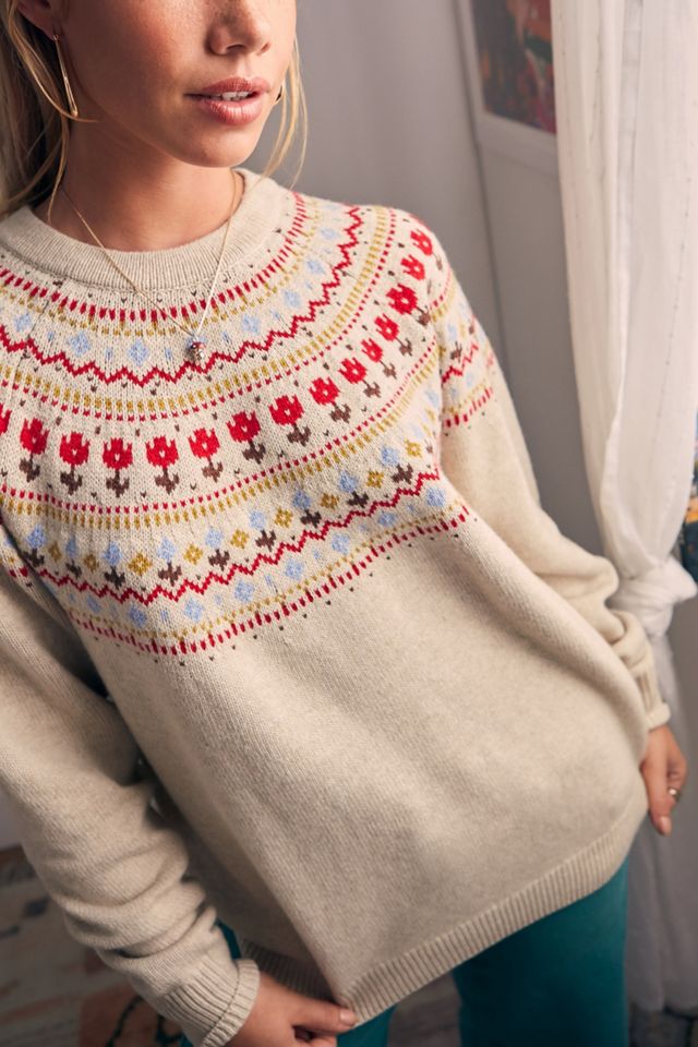 Levi's - Pull ample en maille jacquard Fair Isle #2