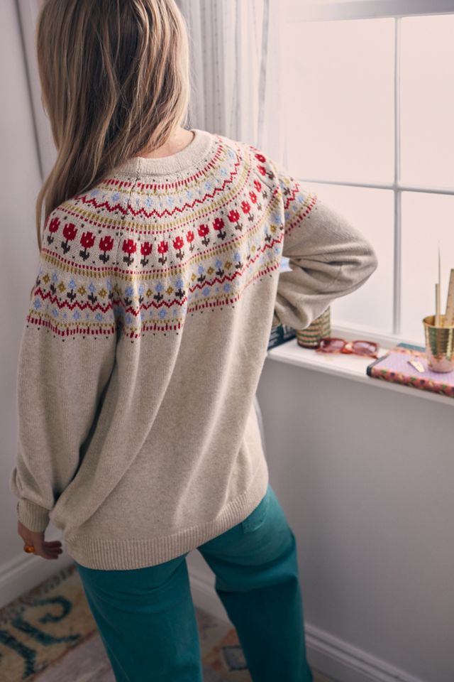 Levi's - Pull ample en maille jacquard Fair Isle #3