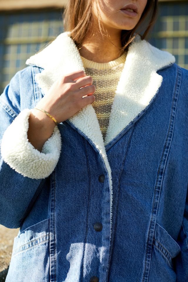 Levi's - Veste en denim avec col effet peau de mouton #2
