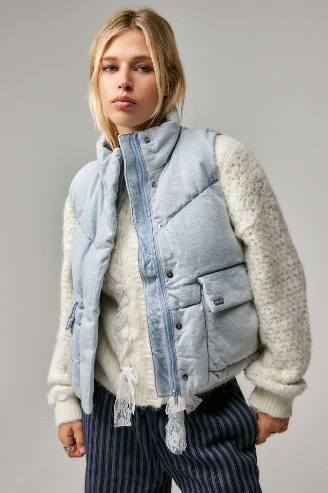 Levi's Western Denim Padded Gilet