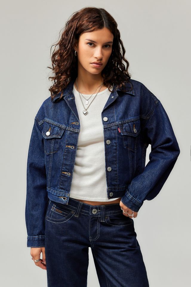 Levi s Cropped 90s Trucker Jacket