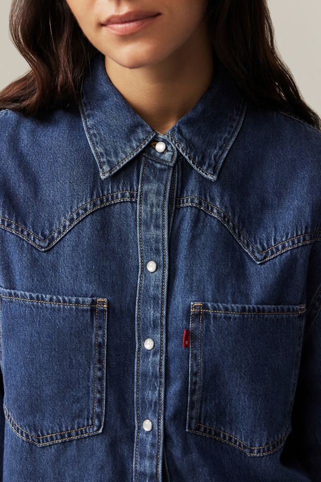 Levi's Teodora Western Denim Shirt #1