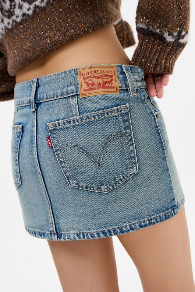 Minifalda de Mezclilla Superlow de Levi's #1