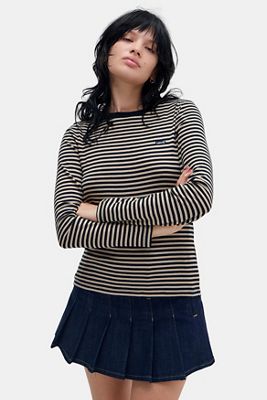 T-shirt a maniche lunghe Levi's Essential Housemark Stripe