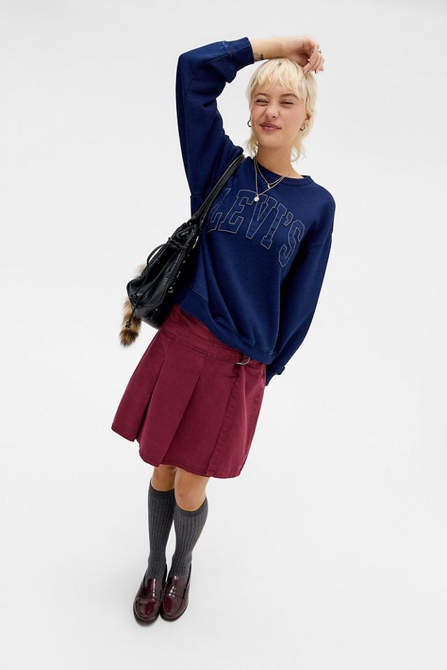 Levi's Indigo Heritage Crew Sweatshirt #1