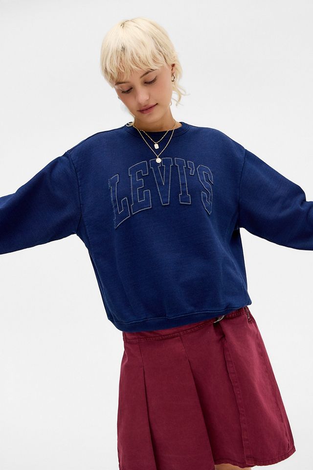 Levi's Indigo Heritage Crew Sweatshirt #2