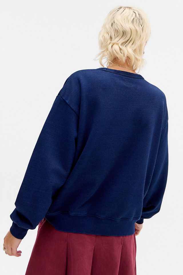 Levi's Indigo Heritage Crew Sweatshirt #3