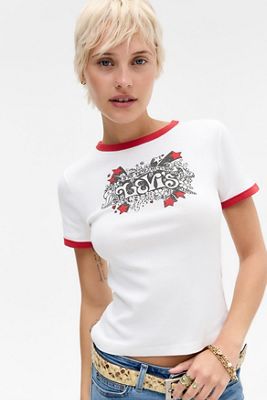 Camiseta Ringer Gráfica Rickie de Levi's