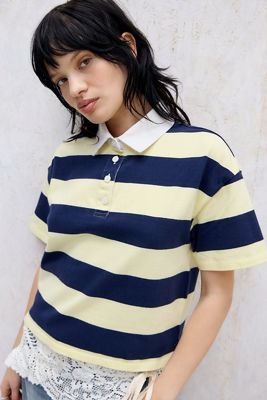 Polo rugby Levi's à rayures jaunes