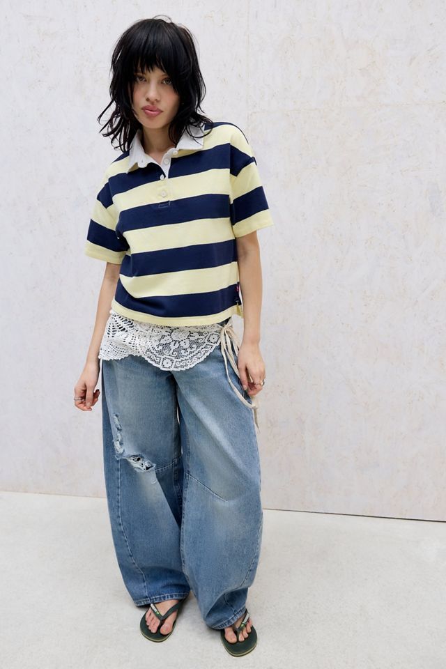 Polo Rugby Levi's a Righe Gialle #1
