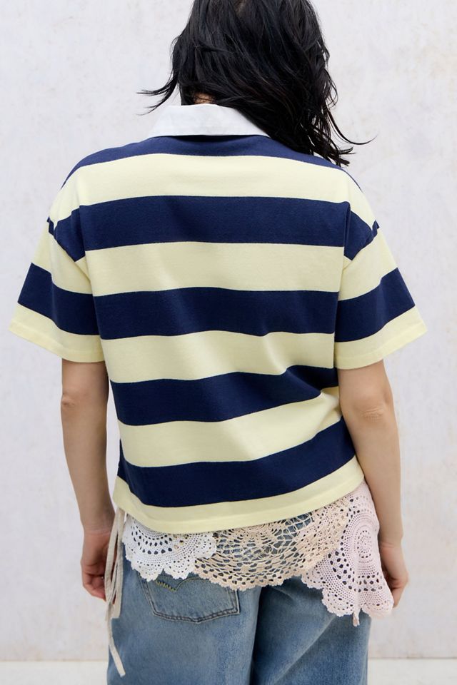 Polo Rugby Levi's a Righe Gialle #3