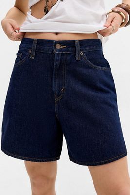 Shorts Baggy a Vita Alta Levi's Blue Rinse