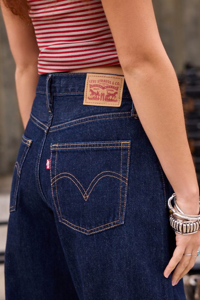 Jeans Middy à jambe large indigo Levi's #3