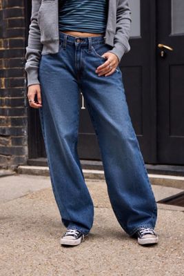 Jeans Azules Middy Balloon Fixed Down de Levi's