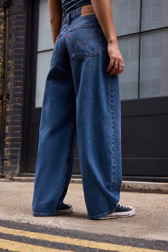 Levi's Blue Middy Balloon Fixed Down Jeans #1
