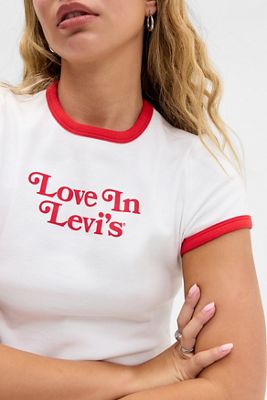 Levi's Love In Levi's Hayes Crop Grafik-T-Shirt