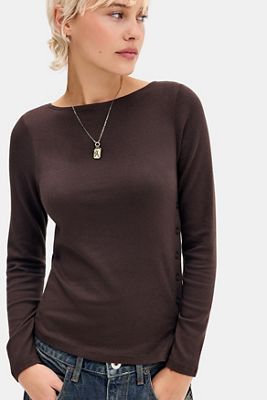 Levi's Allie Asymmetrical Long Sleeve Top