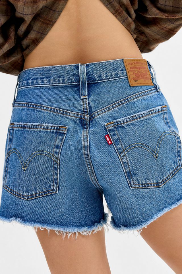 Levi's 501 Original Dark Denim Shorts #2