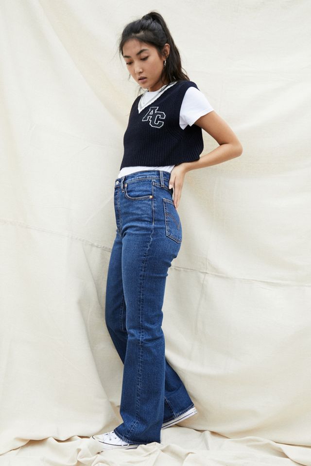 Levi's Ribcage High-Rise Straight Leg Boot Cut Flare Jeans #3