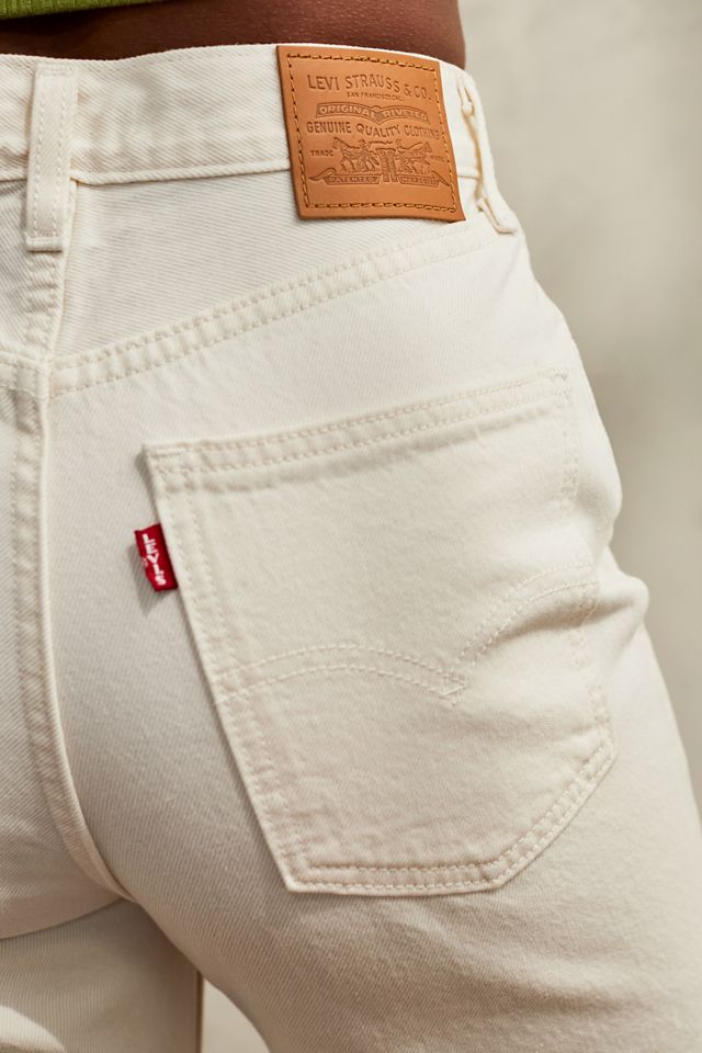 Levi's White 70's High Slim Straight Jeans #1